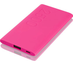 GOJI  G25PBPK16 Portable Power Bank - Pink